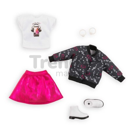 Bábika Melody Music Studio Set Girls Corolle s dlhými hnedými vlasmi 28 cm 4 doplnky od 4 rokov