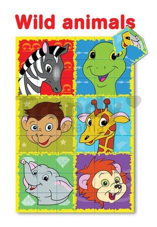 Rozprávkové kocky Safari zvieratká Dohány 9 dielov