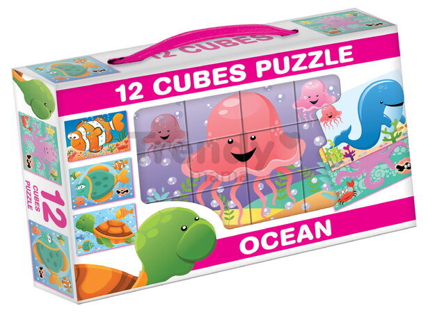 Rozprávkové kocky Oceán Dohány 12 dielov
