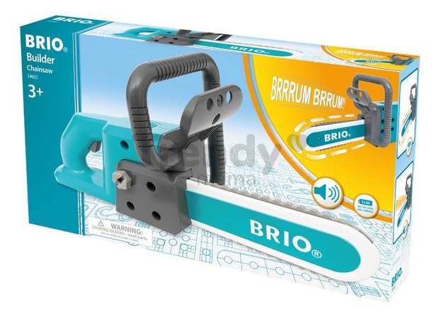 Motorová píla elektronická Builder Chainsaw BRIO s rotujúcou reťazou a zvukom od 3 rokov BRIO6022