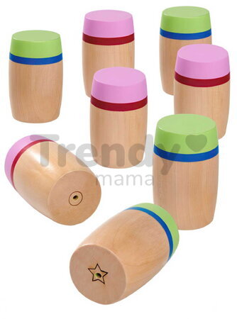 Drevené zvukové pexeso Montessori Sound Memo Eichhorn 8 dielov so 4 rôznymi zvukmi od 24 mes EH6031
