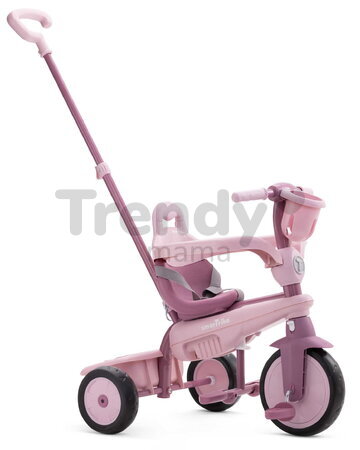 Trojkolka s vodiacou tyčou Breeze S Peach TouchSteering smarTrike s voľnobehom s košíkom na fľašku od 15 mes ST6050700