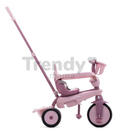 Trojkolka s vodiacou tyčou Breeze S Peach TouchSteering smarTrike s voľnobehom s košíkom na fľašku od 15 mes ST6050700