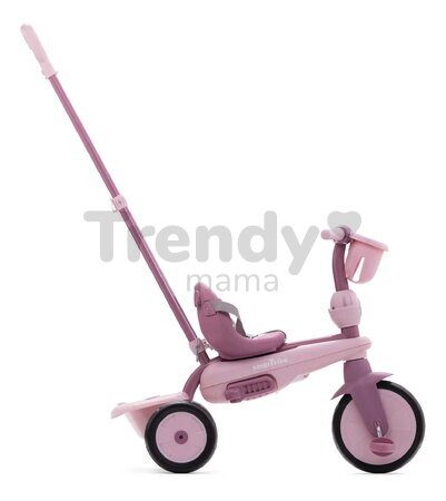 Trojkolka s vodiacou tyčou Breeze S Peach TouchSteering smarTrike s voľnobehom s košíkom na fľašku od 15 mes ST6050700