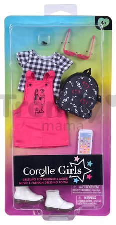 Súprava oblečenia Pop Music & Fashion Dressing Room Corolle Girls pre 28 cm bábiku 7 doplnkov od 4 rokov