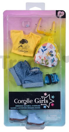 Súprava oblečenia Nature & Adventure Dressing Room Corolle Girls pre 28 cm bábiku 7 doplnkov od 4 rokov