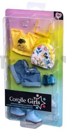 Súprava oblečenia Nature & Adventure Dressing Room Corolle Girls pre 28 cm bábiku 7 doplnkov od 4 rokov