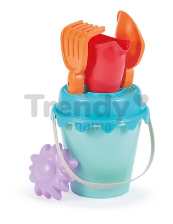 Vedro set Summer Bucket Écoiffier s krhlou a formičkou 6 dielov 2 druhy od 18 mes