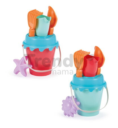 Vedro set Summer Bucket Écoiffier s krhlou a formičkou 6 dielov 2 druhy od 18 mes
