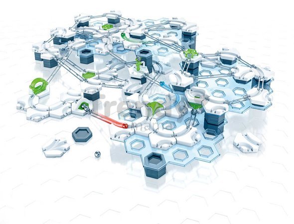 Guľôčková dráha XXL Štartovacia súprava Starter Set GraviTrax 242 dielikov od 8 rokov