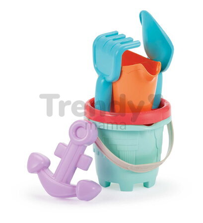 Vedro set s krhličkou Baby Castle Bucket Écoiffier 6 dielov 2 druhy od 12 mes