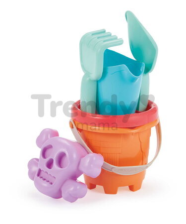 Vedro set s krhličkou Baby Castle Bucket Écoiffier 6 dielov 2 druhy od 12 mes