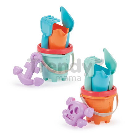 Vedro set s krhličkou Baby Castle Bucket Écoiffier 6 dielov 2 druhy od 12 mes