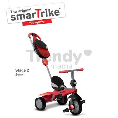 Trojkolka Breeze GL 3v1 Red Touch Steering smarTrike červeno-čierna od 10 mes