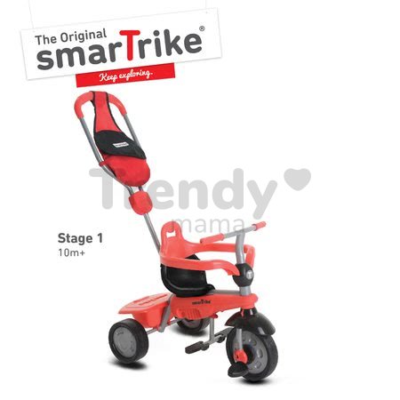 Trojkolka Breeze GL 3v1 Red Touch Steering smarTrike červeno-čierna od 10 mes