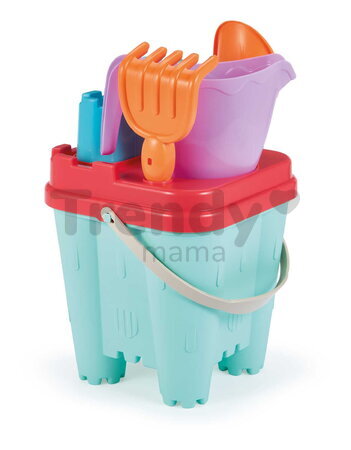 Vedro set maxi Hrad Castle Bucket Summer Écoiffier s krhlou a formičkami 6 dielov od 18 mes