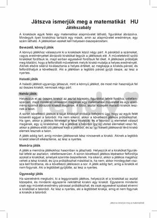 Náučná hra Matematika Dohány 32 ks od 5 rokov