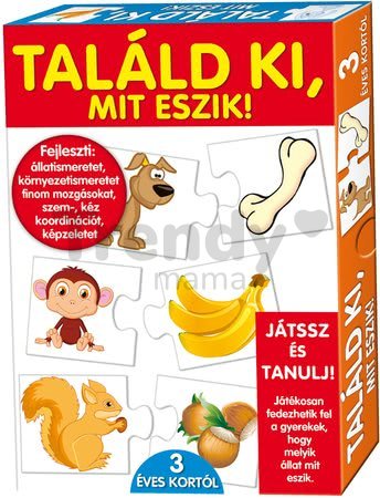 Náučná hra so zvieratkami Hádaj, čo jem? Dohány 