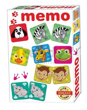 Pexeso Zvieratá Memo hra Dohány 32 ks