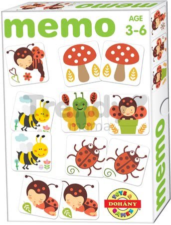 Pexeso s chrobáčikmi Memo hra Dohány 32 ks od 3 rokov