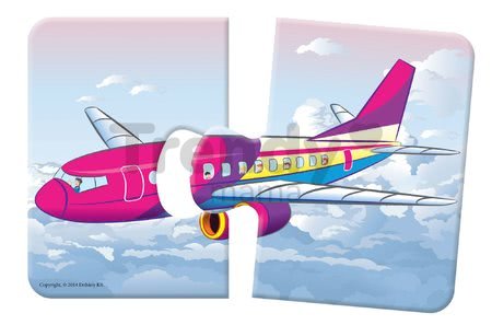 Baby puzzle Duo Dopravné prostriedky Dohány 8x2 dieliky 8-obrázkové od 24 mes