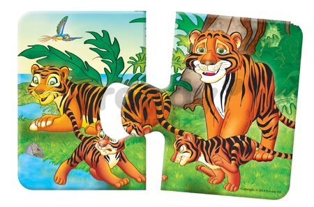 Baby puzzle Duo Safari Dohány 8x2 dieliky 8-obrázkové od 24 mes