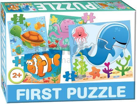 Puzzle Baby First Oceán Dohány 4-obrázkové od 24 mes