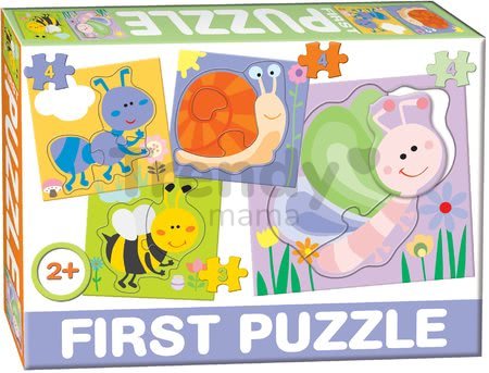 Puzzle Baby First Chrobáky Dohány 4-obrázkové od 24 mes