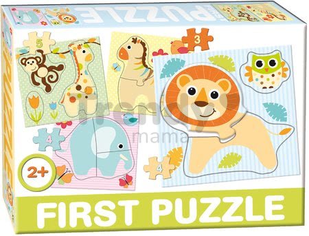 Puzzle Baby First Safari Dohány 4-obrázkové od 24 mes