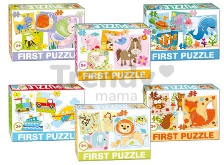 Puzzle Baby First Dopravné prostriedky Dohány 4-obrázkové od 24 mes