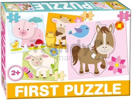 Puzzle Baby First Farma Dohány 4-obrázkové od 24 mes