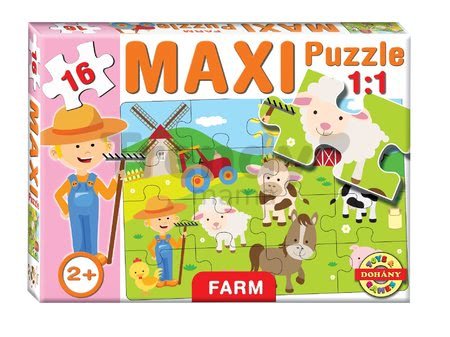 Baby puzzle Maxi Farma Dohány 16 dielov od 24 mes