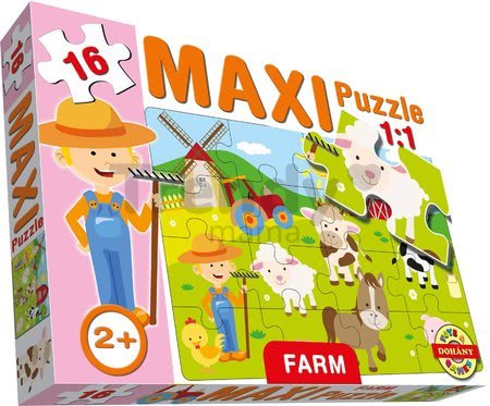 Baby puzzle Maxi Farma Dohány 16 dielov od 24 mes