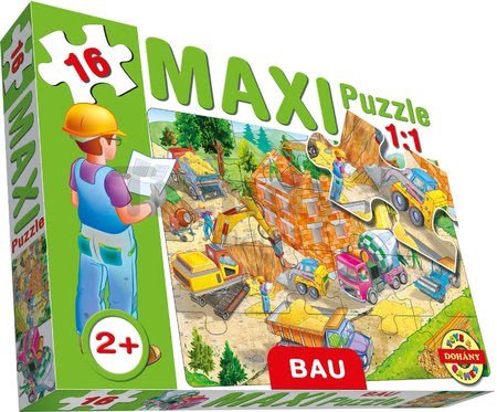 Baby puzzle Maxi Stavenisko Dohány 16 dielov od 24 mes