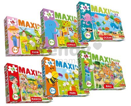 Baby puzzle Maxi Ranč Dohány 16 dielov od 24 mes