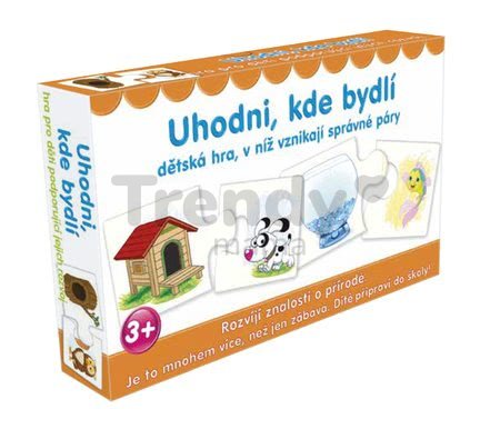 Náučná spoločenská hra Uhádni kde bývajú Dohány maďarská verzia