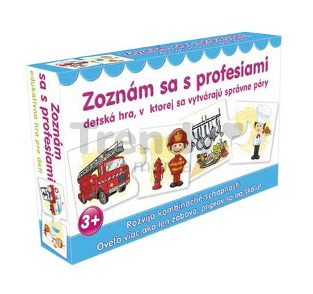 Náučná spoločenská hra Zoznám sa s profesiami Dohány 4 jazykové verzie