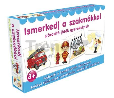 Náučná spoločenská hra Zoznám sa s profesiami Dohány 4 jazykové verzie
