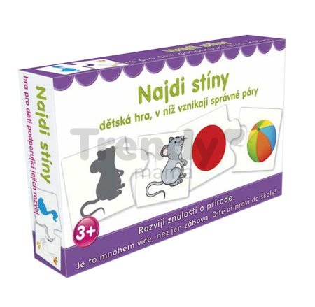 Náučná spoločenská hra Nájdi tieň Dohány 4 jazykové verzie