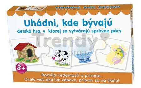Náučná spoločenská hra Uhádni, kde bývajú Dohány slovenská verzia