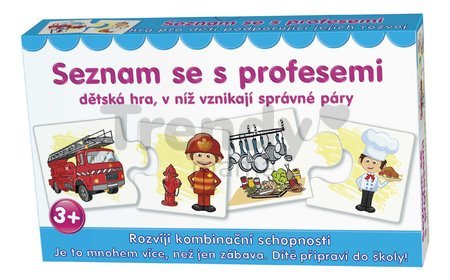Náučná spoločenská hra Zoznám sa s povolaniami Dohány česká verzia