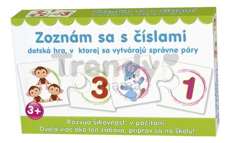 Náučná spoločenská hra Zoznám sa s číslami Dohány slovenská verzia