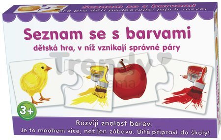 Náučná spoločenská hra Zoznám sa s farbami Dohány česká verzia