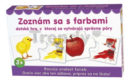 Náučná spoločenská hra Zoznám sa s farbami Dohány slovenská verzia