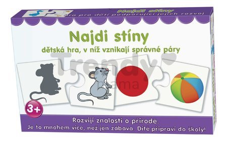 Náučná spoločenská hra Nájdi tieň Dohány česká verzia