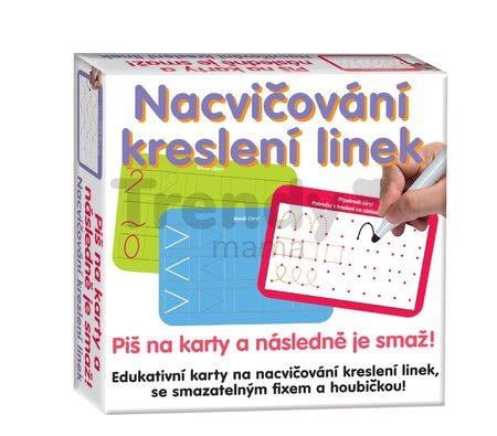 Náučná hra Nacvičovanie kreslenia liniek Dohány (jazykové verzie SR, CR, HU, RO) od 3 rokov