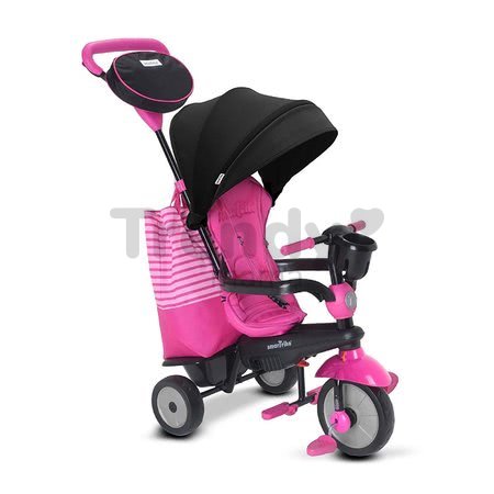 Trojkolka SWING DLX 4v1 Pink TouchSteering smarTrike s tlmičom a voľnobehom + UV filter ružová od 10 mes