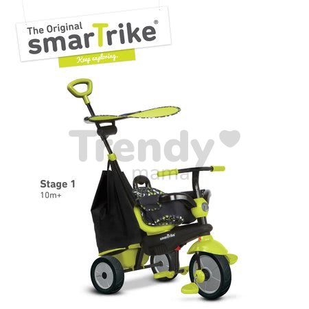 Trojkolka Delight Touch Steering 3v1 smarTrike zelená od 10 mes