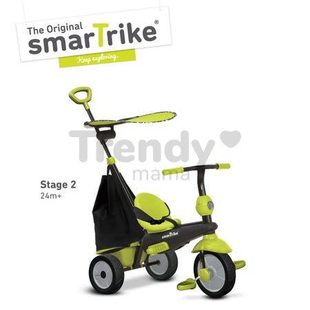 Trojkolka Delight Touch Steering 3v1 smarTrike zelená od 10 mes
