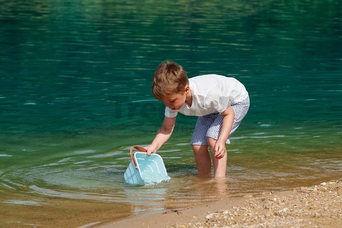 Vedierko do piesku Hrad Beach Écoiffier 16 cm od 18 mes